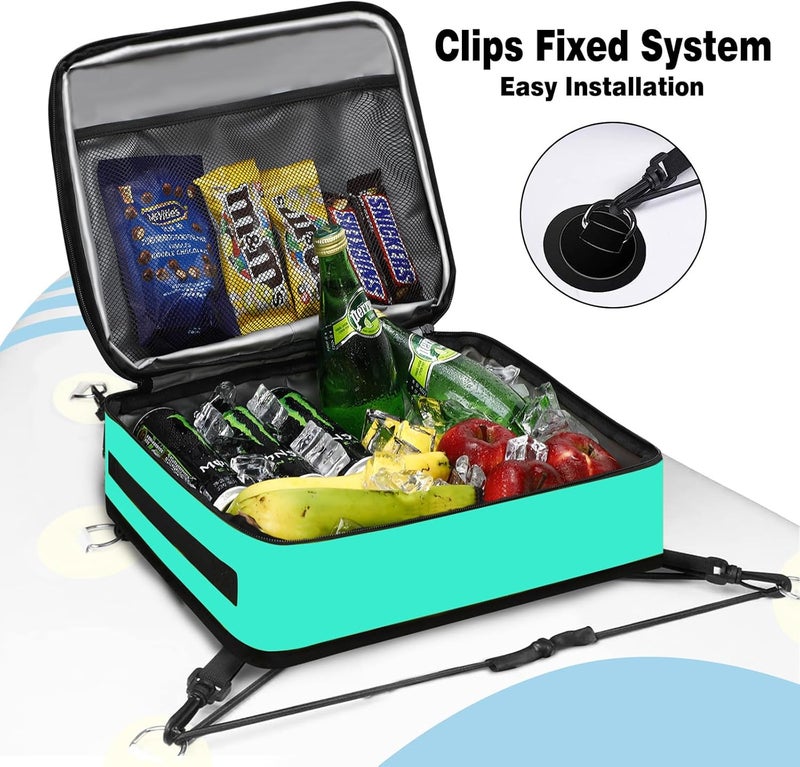 WITSTEP Paddle Board Cooler Bag, Waterproof Surf Sup Deck Cooler Bag Insulated Leakproof 10 Cans, Sup Paddle Board Accessories Bag for Stand Up Paddleboard and Kayak - Image 3